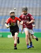 17 April 2019; Action from the game between Tommy Larkins GAA, Co. Galway, and St Mary's Athenry GAA, Co. Galway, during the Littlewoods Ireland Go Games Provincial Days in Croke Park. This year over 6,000 boys and girls aged between six and twelve represented their clubs in a series of mini blitzes and – just like their heroes – got to play in Croke Park, Dublin. Photo by Seb Daly/Sportsfile