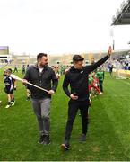 17 April 2019; The 2 Johnnies during the Littlewoods Ireland Go Games Provincial Days in Croke Park. This year over 6,000 boys and girls aged between six and twelve represented their clubs in a series of mini blitzes and – just like their heroes – got to play in Croke Park, Dublin. Photo by Seb Daly/Sportsfile