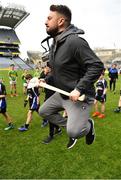 17 April 2019; The 2 Johnnies during the Littlewoods Ireland Go Games Provincial Days in Croke Park. This year over 6,000 boys and girls aged between six and twelve represented their clubs in a series of mini blitzes and – just like their heroes – got to play in Croke Park, Dublin. Photo by Seb Daly/Sportsfile