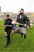 17 April 2019; The 2 Johnnies during the Littlewoods Ireland Go Games Provincial Days in Croke Park. This year over 6,000 boys and girls aged between six and twelve represented their clubs in a series of mini blitzes and – just like their heroes – got to play in Croke Park, Dublin. Photo by Seb Daly/Sportsfile