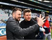 17 April 2019; The 2 Johnnies during the Littlewoods Ireland Go Games Provincial Days in Croke Park. This year over 6,000 boys and girls aged between six and twelve represented their clubs in a series of mini blitzes and – just like their heroes – got to play in Croke Park, Dublin. Photo by Seb Daly/Sportsfile