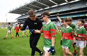 17 April 2019; The 2 Johnnies during the Littlewoods Ireland Go Games Provincial Days in Croke Park. This year over 6,000 boys and girls aged between six and twelve represented their clubs in a series of mini blitzes and – just like their heroes – got to play in Croke Park, Dublin. Photo by Seb Daly/Sportsfile
