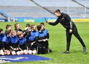 17 April 2019; The 2 Johnnies during the Littlewoods Ireland Go Games Provincial Days in Croke Park. This year over 6,000 boys and girls aged between six and twelve represented their clubs in a series of mini blitzes and – just like their heroes – got to play in Croke Park, Dublin. Photo by Seb Daly/Sportsfile