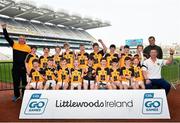 18 April 2019; Lismore GAA, Co. Waterford, during the Littlewoods Ireland Go Games Provincial Days in Croke Park. This year over 6,000 boys and girls aged between six and twelve represented their clubs in a series of mini blitzes and – just like their heroes – got to play in Croke Park, Dublin. Photo by Seb Daly/Sportsfile