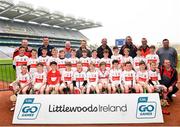 18 April 2019; De La Salle GAA, Co. Waterford, during the Littlewoods Ireland Go Games Provincial Days in Croke Park. This year over 6,000 boys and girls aged between six and twelve represented their clubs in a series of mini blitzes and – just like their heroes – got to play in Croke Park, Dublin. Photo by Seb Daly/Sportsfile