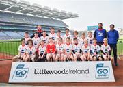 18 April 2019; St. Oliver's GAA, Co. Waterford, during the Littlewoods Ireland Go Games Provincial Days in Croke Park. This year over 6,000 boys and girls aged between six and twelve represented their clubs in a series of mini blitzes and – just like their heroes – got to play in Croke Park, Dublin. Photo by Seb Daly/Sportsfile