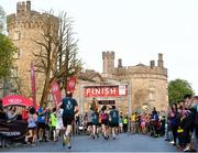18 April 2019; Competitors run to the finishing line during the Kia Race Series Streets of Kilkenny 5k in Kilkenny City.  Photo by Harry Murphy/Sportsfile