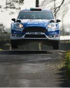 19 April 2019; Craig Breen and Paul Nagle in their Ford Fiesta R5 during Day One of the 2019 UAC Easter Stages rally, Round 3 - 2019 Tarmac Rally Championship, at Special Stage 1, in Buckna, Co Antrim. Photo by Philip Fitzpatrick/Sportsfile