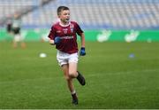 19 April 2019; Paul Cummins of Ardfinnan, Co Tipperary, centre, during the Littlewoods Ireland Go Games Provincial Days in Croke Park. This year over 6,000 boys and girls aged between six and twelve represented their clubs in a series of mini blitzes and – just like their heroes – got to play in Croke Park, Dublin.  Photo by Piaras Ó Mídheach/Sportsfile