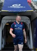 19 April 2019; Captain Peter O'Mahony arrives for the Munster rugby captain's run at Ricoh Arena in Coventry, England. Photo by Brendan Moran/Sportsfile