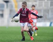 19 April 2019; Action from the game between Ardfinnan, Co Tipperary, and Durlas Óg, Co Tipperary, at the Littlewoods Ireland Go Games Provincial Days in Croke Park. This year over 6,000 boys and girls aged between six and twelve represented their clubs in a series of mini blitzes and – just like their heroes – got to play in Croke Park, Dublin.  Photo by Piaras Ó Mídheach/Sportsfile