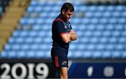 19 April 2019; Head coach Johann van Graan during the Munster rugby captain's run at Ricoh Arena in Coventry, England. Photo by Brendan Moran/Sportsfile