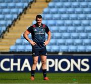 19 April 2019; Captain Peter O'Mahony during the Munster rugby captain's run at Ricoh Arena in Coventry, England. Photo by Brendan Moran/Sportsfile