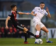 19 April 2019; Yoyo Mahdy of UCD in action against Keith Buckley of Bohemians during the SSE Airtricity League Premier Division match between Bohemians and UCD at Dalymount Park in Dublin. Photo by Seb Daly/Sportsfile