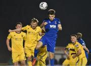 19 April 2019; Aaron Drinan of Cork City in action against Conor McCormack of Waterford during the SSE Airtricity League Premier Division match between Waterford and Cork City at the RSC in Waterford. Photo by Matt Browne/Sportsfile