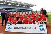 19 April 2019; The Bearna, Co Kerry, team at the Littlewoods Ireland Go Games Provincial Days in Croke Park. This year over 6,000 boys and girls aged between six and twelve represented their clubs in a series of mini blitzes and – just like their heroes – got to play in Croke Park, Dublin.  Photo by Piaras Ó Mídheach/Sportsfile