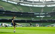 20 April 2019; Ross Byrne during the Leinster Rugby captain's run at the Aviva Stadium in Dublin. Photo by Ramsey Cardy/Sportsfile