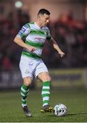 19 April 2019; Aaron Greene of Shamrock Rovers during the SSE Airtricity League Premier Division match between Derry City and Shamrock Rovers at the Ryan McBride Brandywell Stadium in Derry. Photo by Stephen McCarthy/Sportsfile
