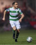19 April 2019; Joey O'Brien of Shamrock Rovers during the SSE Airtricity League Premier Division match between Derry City and Shamrock Rovers at the Ryan McBride Brandywell Stadium in Derry. Photo by Stephen McCarthy/Sportsfile