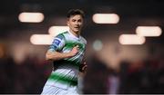 19 April 2019; Ronan Finn of Shamrock Rovers during the SSE Airtricity League Premier Division match between Derry City and Shamrock Rovers at the Ryan McBride Brandywell Stadium in Derry. Photo by Stephen McCarthy/Sportsfile