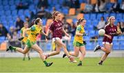 20 April 2019; Olivia Divilly of Galway in action against  Donegal during the Lidl NFL Division 1 semi-final match between Galway and Donegal at Glennon Brothers Pearse Park in Longford. Photo by Matt Browne/Sportsfile