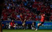 20 April 2019; Conor Murray of Munster kicks a penalty during the Heineken Champions Cup Semi-Final match between Saracens and Munster at the Ricoh Arena in Coventry, England. Photo by Brendan Moran/Sportsfile