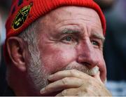 20 April 2019; A dejected Munster supporter during the Heineken Champions Cup Semi-Final match between Saracens and Munster at the Ricoh Arena in Coventry, England. Photo by David Fitzgerald/Sportsfile