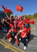 21 April 2019; Toulouse supporters prior to the Heineken Champions Cup Semi-Final match between Leinster and Toulouse at the Aviva Stadium in Dublin. Photo by Ramsey Cardy/Sportsfile