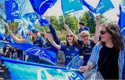 21 April 2019; Leinster supporters ahead of the Heineken Champions Cup Semi-Final match between Leinster and Toulouse at the Aviva Stadium in Dublin. Photo by David Fitzgerald/Sportsfile