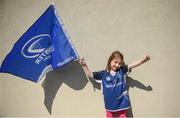 21 April 2019; Leinster supporter Holly Dean, age 5, from Dublin ahead of the Heineken Champions Cup Semi-Final match between Leinster and Toulouse at the Aviva Stadium in Dublin. Photo by David Fitzgerald/Sportsfile