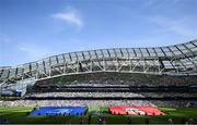 21 April 2019; A general view of the Aviva Stadium ahead of the Heineken Champions Cup Semi-Final match between Leinster and Toulouse at the Aviva Stadium in Dublin. Photo by David Fitzgerald/Sportsfile