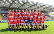 21 April 2019; The Cork squad before the Lidl NFL Division 1 semi-final match between Cork and Dublin at the Nowlan Park in Kilkenny. Photo by Piaras Ó Mídheach/Sportsfile