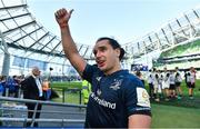 21 April 2019; James Lowe of Leinster celebrates after the Heineken Champions Cup Semi-Final match between Leinster and Toulouse at the Aviva Stadium in Dublin. Photo by Brendan Moran/Sportsfile
