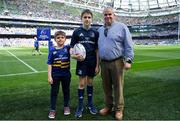 21 April 2019; Matchday mascot 12 year old Ollie Crowley and his family at the Heineken Champions Cup Semi-Final match between Leinster and Toulouse at the Aviva Stadium in Dublin. Photo by Brendan Moran/Sportsfile