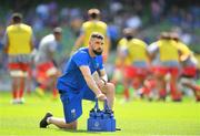 21 April 2019; Leinster athletic performance manager Cillian Reardon during the Heineken Champions Cup Semi-Final match between Leinster and Toulouse at the Aviva Stadium in Dublin. Photo by Ramsey Cardy/Sportsfile