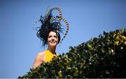 22 April 2019; Racegoer Michelle Teleaga from Celbridge, Co Kildare prior to racing at Fairyhouse Easter Festival - Irish Grand National day at Fairyhouse Racecourse in Ratoath, Meath. Photo by David Fitzgerald/Sportsfile