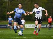 22 April 2019; Dan Tobin of UCD in action against Michael Duffy of Dundalk during the SSE Airtricity League Premier Division match between UCD and Dundalk at the UCD Bowl, Belfield in Dublin. Photo by Harry Murphy/Sportsfile