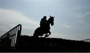 22 April 2019; Eight And Bob, with Ruby Walsh up, clear the last on their first time round in the Fairyhouse Steel Handicap Hurdle during the Fairyhouse Easter Festival - Irish Grand National day at Fairyhouse Racecourse in Ratoath, Meath. Photo by David Fitzgerald/Sportsfile