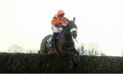 22 April 2019; Jett, with Robbie Power up, clear the last on their way to winning the Devenish Steeplechase during the Fairyhouse Easter Festival - Irish Grand National day at Fairyhouse Racecourse in Ratoath, Meath. Photo by David Fitzgerald/Sportsfile