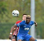 22 April 2019; Izzy Akinade of Waterford in action against Josh Kerr of Derry during the SSE Airtricity League Premier Division match between Waterford and Derry at the RSC in Waterford. Photo by Matt Browne/Sportsfile