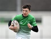 17 April 2019; Tadgh Walsh of South East during the U16 Bank of Ireland Leinster Rugby Shane Horgan Cup - Final Round match between Southeast and Metropolitan at IT Carlow in Moanacurragh, Carlow. Photo by Harry Murphy/Sportsfile