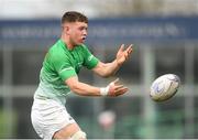 17 April 2019; Conor Duffy of South East during the U18 Bank of Ireland Leinster Rugby Shane Horgan Cup - Final Round match between South East and Metropolitan at IT Carlow in Moanacurragh, Carlow. Photo by Harry Murphy/Sportsfile