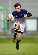 17 April 2019; Jack Foley of Metropolitan during the U18 Bank of Ireland Leinster Rugby Shane Horgan Cup - Final Round match between South East and Metropolitan at IT Carlow in Moanacurragh, Carlow. Photo by Harry Murphy/Sportsfile