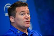 23 April 2019; Scrum coach John Fogarty during a Leinster Rugby press conference at Leinster Rugby Headquarters in UCD, Dublin. Photo by Ramsey Cardy/Sportsfile