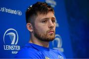 23 April 2019; Ross Byrne during a Leinster Rugby press conference at Leinster Rugby Headquarters in UCD, Dublin. Photo by Ramsey Cardy/Sportsfile