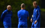 23 April 2019; Head coach Leo Cullen, right, in conversation with backs coach Felipe Contepomi, left, and senior coach Stuart Lancaster during Leinster Rugby squad training at Rosemount in UCD, Dublin. Photo by Ramsey Cardy/Sportsfile