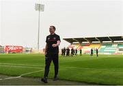 23 April 2019; Derek Pender of Bohemians walks the pitch prior to the SSE Airtricity League Premier Division match between Shamrock Rovers at Bohemians at Tallaght Stadium in Dublin. Photo by Eóin Noonan/Sportsfile