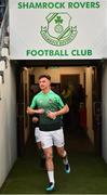 23 April 2019; Ronan Finn of Shamrock Rovers leads his side out prior to the SSE Airtricity League Premier Division match between Shamrock Rovers at Bohemians at Tallaght Stadium in Dublin. Photo by Seb Daly/Sportsfile