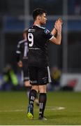 23 April 2019; Dinny Corcoran of Bohemians celebrates after scoring his side's first goal during the SSE Airtricity League Premier Division match between Shamrock Rovers at Bohemians at Tallaght Stadium in Dublin. Photo by Seb Daly/Sportsfile