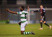 23 April 2019; Daniel Carr of Shamrock Rovers appeals a decision during the SSE Airtricity League Premier Division match between Shamrock Rovers at Bohemians at Tallaght Stadium in Dublin. Photo by Seb Daly/Sportsfile